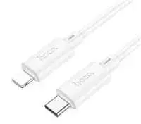 USB kabelis Hoco X88 "USB-C (Type-C) - Lightning" (20W) 1m baltas