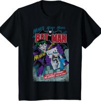 DC Comics Batman And Joker Comic Cover T-Shirt (2) S įvairiaspalvis