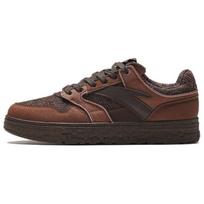 Anta Street Naughty Cushioning Wear-Resistant Low-Top Skateboard Shoes Women's Brown Sneakers 122318051-7 35.5 ruda