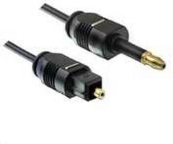 Kabelis PremiumCord Toslink Mini - Toslink 2.2m juoda (kjtos2-2)