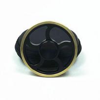 Edc Tire Hub Fidget Spinner Roller Spinning Top Tip Gyro Metal Relieve Stress Relief Toy Antistresse Decompression For Children black