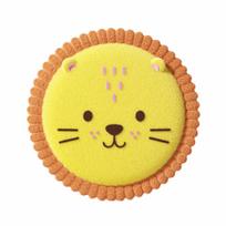 Soft Dog Plush Flying Disc Colorful Cartoon Pet Squeak Toy Chew Resistant Bite-Resistant Pet Teeth Cleaning Toy Outdoor Sport liūtas