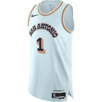 Nike X Nba San Antonio Spurs Victor Wembanyama Dri Fit Adv 2024/25 City Edition Autentics Swingman Jersey FQ4482-474 L white