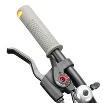 Electric Scooter Handlebar Grips with Wireless Remote Control and Integrated LED Lights Compatible with Bikes and Scooters Durable Non-Slip Material One Size