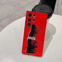Hot C-Coca Cola Phone Case For Samsung S26 S25 Plus S20 S20 Plus S22 Ultra S23 FE S21 Plus S21 Ultra Soft Cover Samsung S25 Plus red