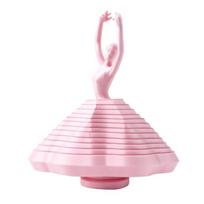 Ballet Dancer Fidget Toy, Spinning Ballerina Figurine, 3D Printed Stress Relief Toy for Office Home Desk Ballet Lovers Gift Anxiety Relief S white