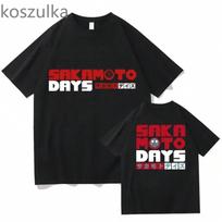 2025 New Anime Sakamoto Days T-Shirts Taro Sakamoto Fans Tops Tees Short Sleeved T-Shirt unisex Wounisex Summer Pure  Streetwear S įvairiaspalvis