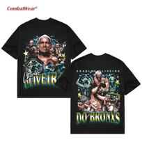 COMBATWEAR Men's UFC Charles Oliveira BMF Champion T-Shirt, UFC Fighter T-shirt M gray