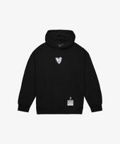 BTS [SUGA X NBA] GLITCH HOODIE (NETS) S/M S black