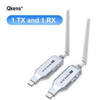 4K 50M for HDMI Wireless Video Transmitter Receiver TV Stick Screen Mirror Adapter for 1 Laptop PC and 2 TVs/Projectors