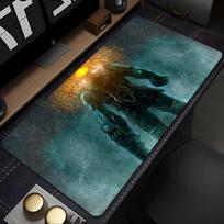 B-Bioshocks Mouse Pad Laptop Large Gaming Mousepad Office Accessories Non-slip Desk Mat Anime Carpet PC Gamer Extended Mouse Mat 30cmx60cm brown