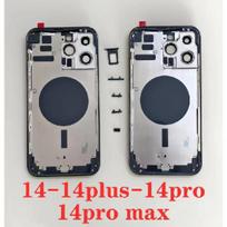 Galinio korpuso surinkimas iPhone 14 Pro Max 14 Plus 14 Pro su baterijos galiniu dangteliu Vidurinis rėmas SIM kortelės dėklas Šoninių mygtukų dalys 14 plus raudona