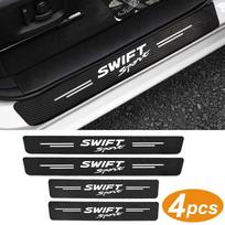 Anglies pluošto automobilio durų slenksčio apsauga, durų apsauga nuo įbrėžimų, tinkama Suzuki Swift bagažinės durų buferio apsaugai black