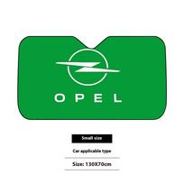 OPEL LOGO Car Sunshade Curtains 130x70cm Car SunShade Windshield Cover UV Protection Auto Visor Accessories For Cars Sx0 130x70cm black