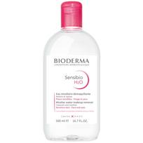 Bioderma Sensibio H2O D 500mL Cleansing Water Sensitive Skin (Large Size Facial Cleanser Makeup Remover Fragrance-Free Colorant-Free Ethyl Oil-Free