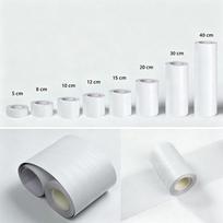 10M Lipni medžio rašto PVC sienų apdaila, Vandeniui atspari grindjuosčių ir durų rėmų plėvelė, Nulupama ir klijuojama baldų krašto juosta 5cm*10m brown