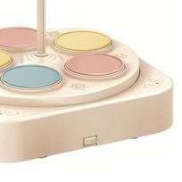 Rotating Dessert Machine Automatic Rotating Dessert Display Table Cupcake Display Stand Table Swing Tray for Birthday Party 5 Trays beige