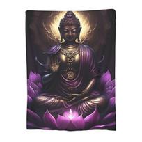 Budos Joga Antklodė Vilnos Sofos Mesti Antklodę Lengvos Mesti Antklodės Namams Miegamajam Lauke Mesti Antklodės Lovatiesė Quilt 75x100cm 30x40in