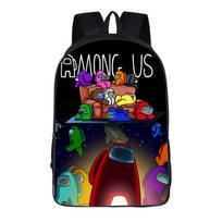 Among Us Game Merchandise Children'S Backpack Oxford Cloth Large Capacity School Bag Backpack Backpack black