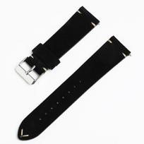 Suede Laikrodžio Dirželis 14mm/16mm/18mm/20mm/22mm - Minkštas Natūralios Odos Suede Paviršius Universalus Riešo Dirželis CK/Tissot/Panerai/Samsung/Huawei Išmaniems Laikrodžiams 20mm white