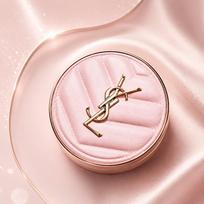 Yves Saint Laurent Touche Éclat Glow Pact Mesh Pink Cushion Edition, B20 (Case + Refill) Mesh Pink Cushion, 1 pcs beige