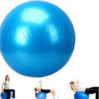 Palla Per Palestra Yoga Ginnastica Fitness Addominali Boing Ball Pompa ir Pedali mėlyna
