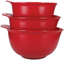 KitchenAid rinkinys iš 3 maišymo dubenėlių, Empire Raudona