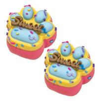 1/2Pcs Cat Paw Toy Stress Relief Kitten Paw Squeeze Pinch Sensory Toy Kids Teens Adults Soft TPR Stress Ball Animal Paw Fidget Toy 2pcs yellow