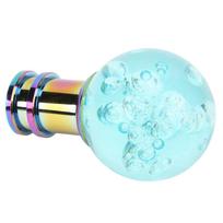 Gear Shift Knob with M8 M10 M12 Adapter Universal Acrylic Transparent Bubble Style Shifter Head for Car Light Blue šviesiai mėlyna spalva