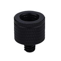 Atnaujintas sriegio adapteris trikojo priedams, kameros tvirtinimui 1/4 vidinis / 1/4 išorinis į M4- M5 M6- M8- M10 Aliuminis black