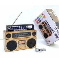 HIFI Stereo AM FM SW Daugiajuostis Radijas Įkraunamas Saulės Energija Stalo Radijas Nešiojamas Vintažinis Belaidis Bluetooth Garsiakalbis FP-2382-S