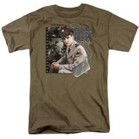 26 Elvis Presley GI Blues T Shirt Mens Licensed The King Tee Safari Green Unisex T-Shirt XXXL gray