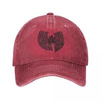Y2K Vintage New Looks Hip Hop Rap Baseball Men Women Distressed Washed Headwear Wu Clan Tangs Outdoor Running Golf Caps Hat One Size pink