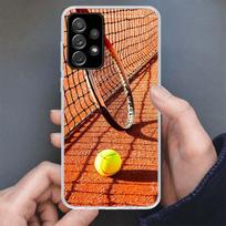 Tennis Sport Phone Case For Samsung Galaxy A16 A56 A15 A55 A14 A54 A13 A53 A36 A35 A34 A33 A26 A25 A24 A23 A05S A04S A03S A15 A5 Samsung A53 brown
