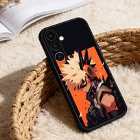 bakugo A-Anime K-Katsuki Phone Case For Samsung Galaxy A13,21s,22,31,32,52,53,71,72,73,Soft Black Cover Samsung a73 5g black