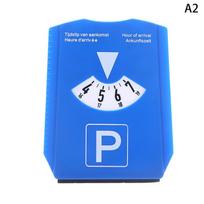 1pc Blue Digital Car Parking Timer Disc - Easy-to-Use Arrival Time Display Clock Tool for Parking Enforcement & Daily Car Use blue
