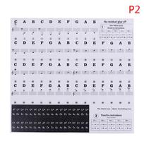 54 61 88 Keys Electronic Piano Keyboard Sound Name Stickers Key Sticker juoda