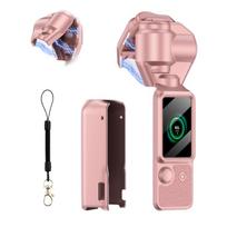 For DJI Osmo Pocket 3 Protective Case Gimbal Camera Magnetic Protection Case Screen Camera Protective Case rožinė