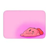 Custom Kirbys Cartoon Game Doormat Non-Slip Entrance Welcome Kitchen Bathroom Floor Door Mat  Toilet Living Room Carpet Rug 60cm x 90cm