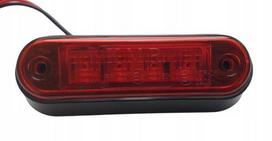Led Marker Lamp Red 4X Led 12V 24V Rear Trailer Semi-Trailer Bus