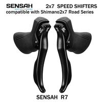 SENSAH IGNITE Road Bike Shifters 2x8 2x9 2x10 Speed Brake Lever 16/18/20 Speed Bicycle Derailleur For Shimano Sora Tiagra Claris 2X7 black