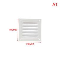 1Pc 100-250Mm Aluminum Alloy Air Vent Grille Air System Net Cover Screen Exhaust Outlet Square Heating Cooling Vents Plate 100×100MM