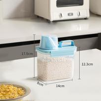 Multigrain & Millet Sealed Storage Box - Insect & Moisture-Proof Rice Bucket for Household Use