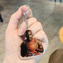 Basketball Legends Keychain: Curry, Kobe, James, Durant, Harden Pendant - Unique Souvenir Gift Standard