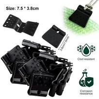 10/20/30/40/50pcs Sunshade Net Clips Home Fence Installation Hooks Greenhouse Film Shading Net Clamps Outdoor Tent Hanging Expansion Fixing Tools 10Pcs juoda