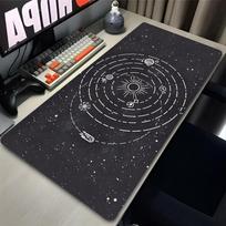 Large Mouse Pad Outer Wilds Laptop Gamer Desk Mat Rubber Extended Keyboard Rug Gaming Accessories PC Mousepad Oversize Table Pad 30cmx60cm gray