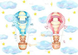 Gender Reveal Baby Shower Backdrops For Photography Kid Birthday Party  Poster Flowers Balloon Decor Photocall Background 47.2x31.5inch/120*80cm white