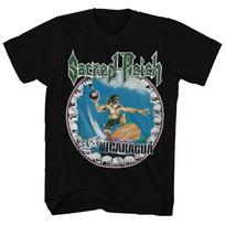Naujas Autentiškas Sacred Reich Surf Nicaragua Thrash Metal Grupės Marškinėliai SML2XL Unisex Marškinėliai XL gray