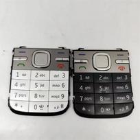Nokia C5 C5-00 Mobiliojo Telefono Korpusas Angliškas Klaviatūros Dangtelis Klaviatūros Dėklas Black Hebrew keypad