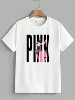 Pink Panther Bubble Tea Cartoon Novelty Swag Unisex T‑Shirt XL black